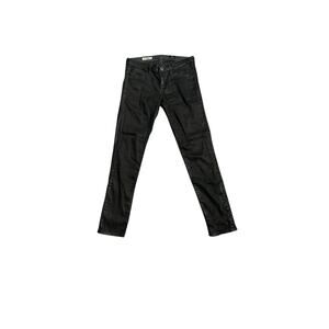 Adriano Goldschmied The Legging Leather Coated Skinny Jeans Size 26